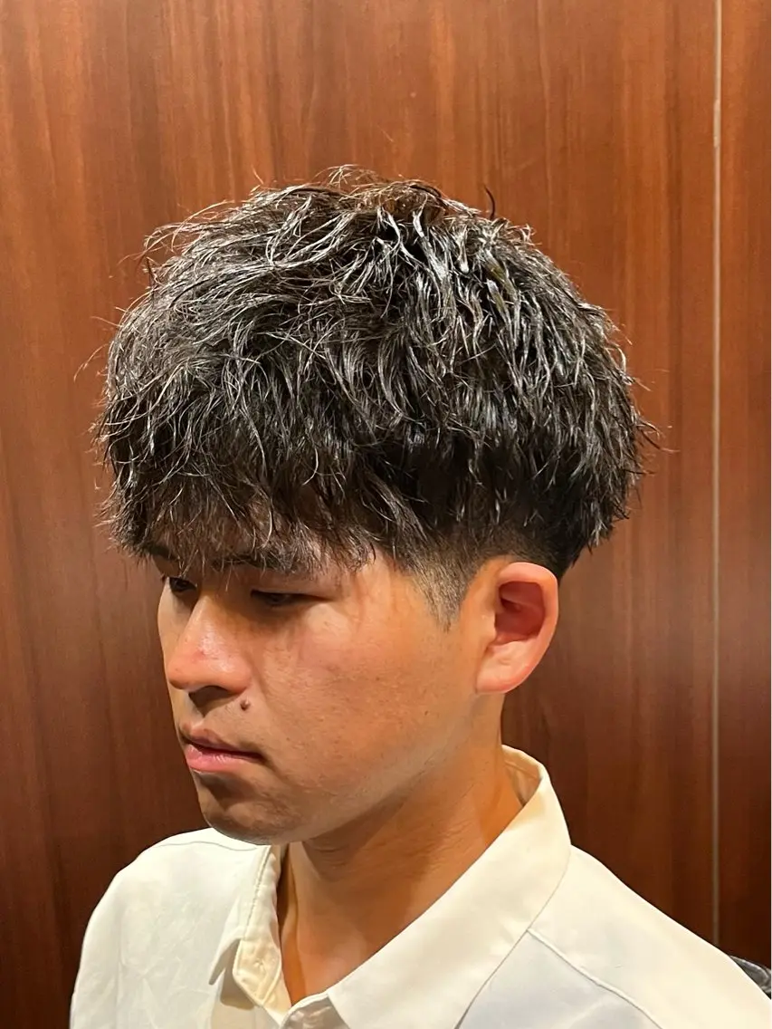 ミディアム パーマ 🌈予約の98%パ ーマ⭕️🌈福本のヘアスタイル