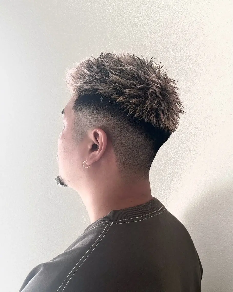 ショート ハイライト ツイストパーマ カット パーマ 髪質改善🫧 タイキのヘアスタイル