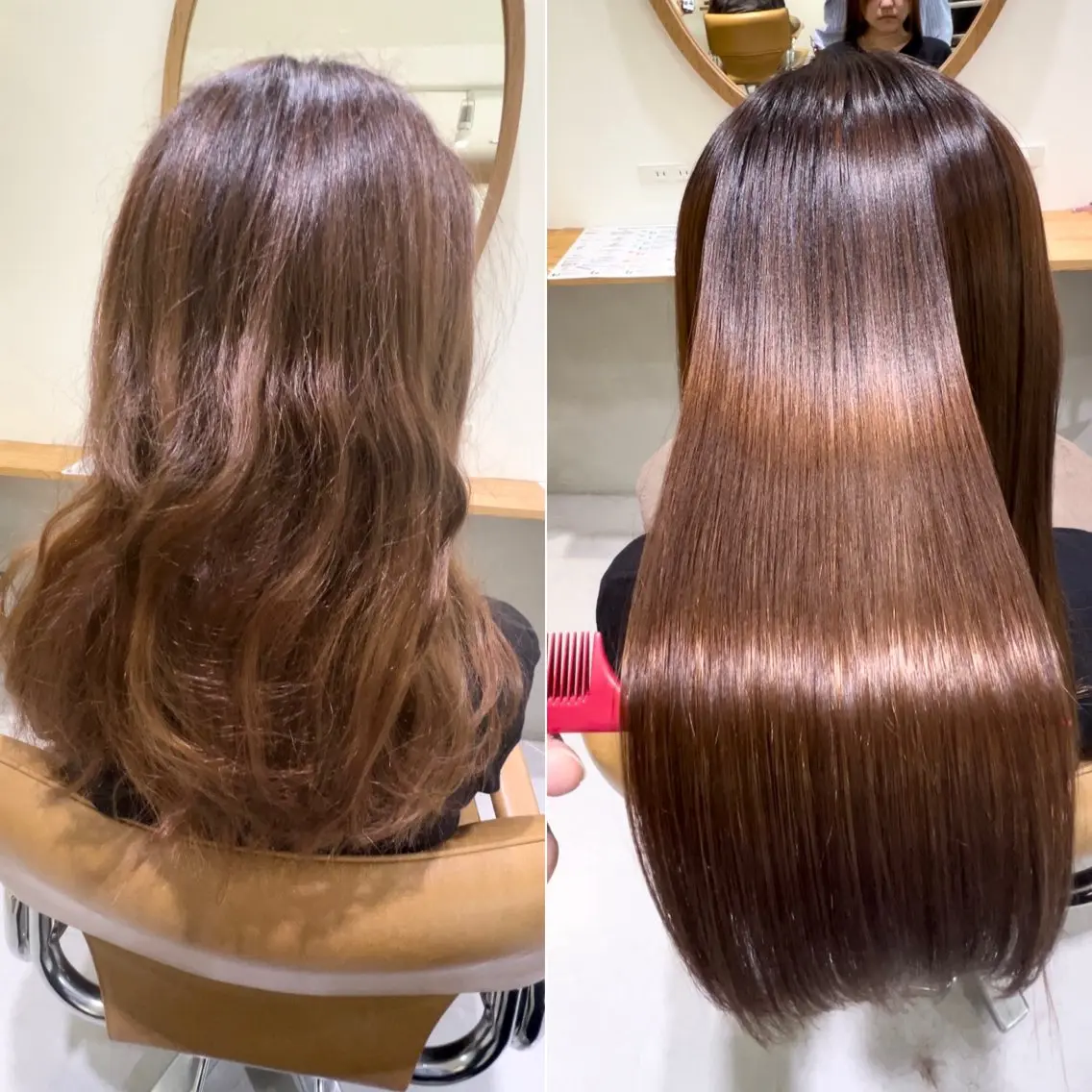 ✨縮毛矯正+内部補修トリートメント✨の写真