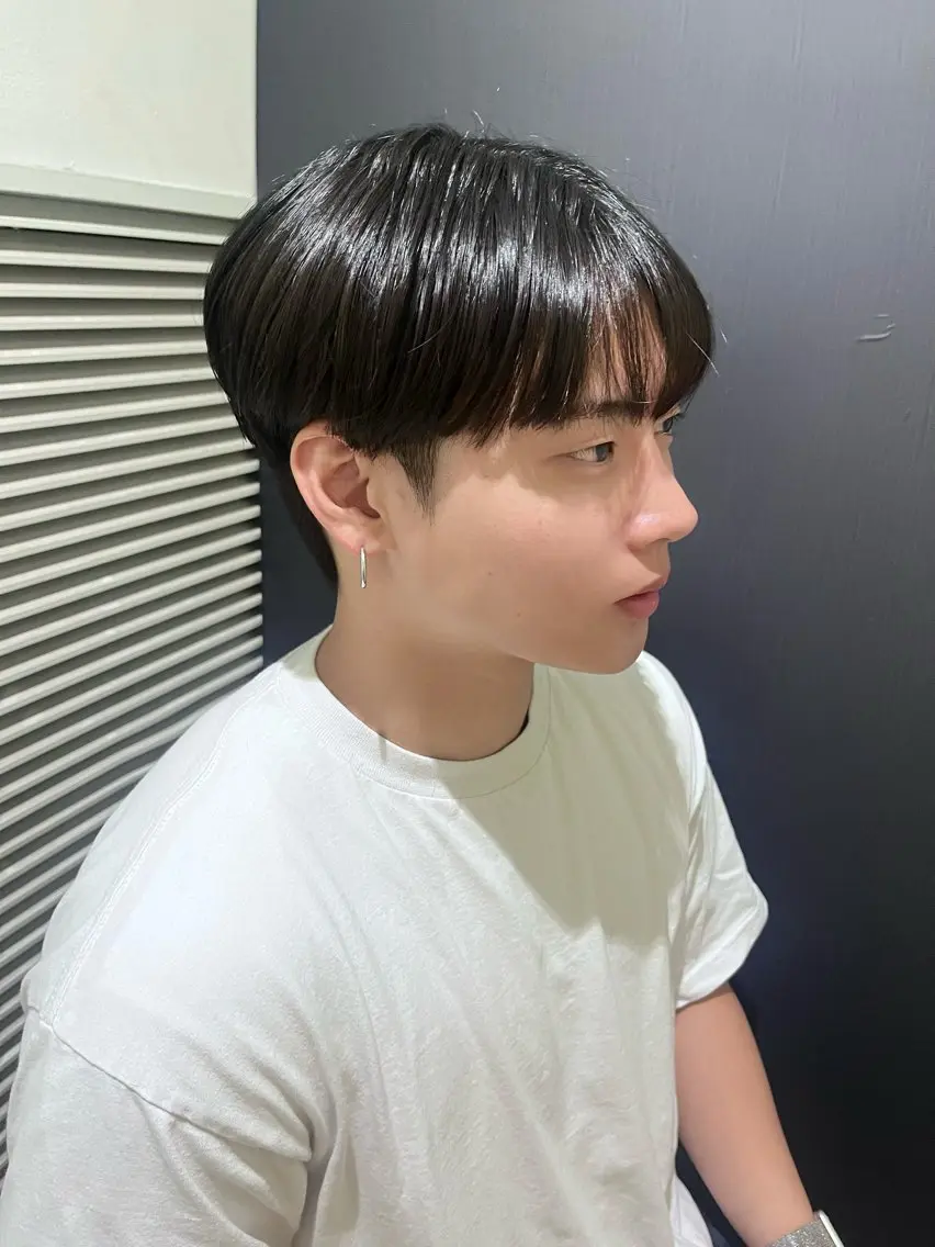 ショート メンズ カット 大阪韓国メンズ特化 LUNAのヘアスタイル