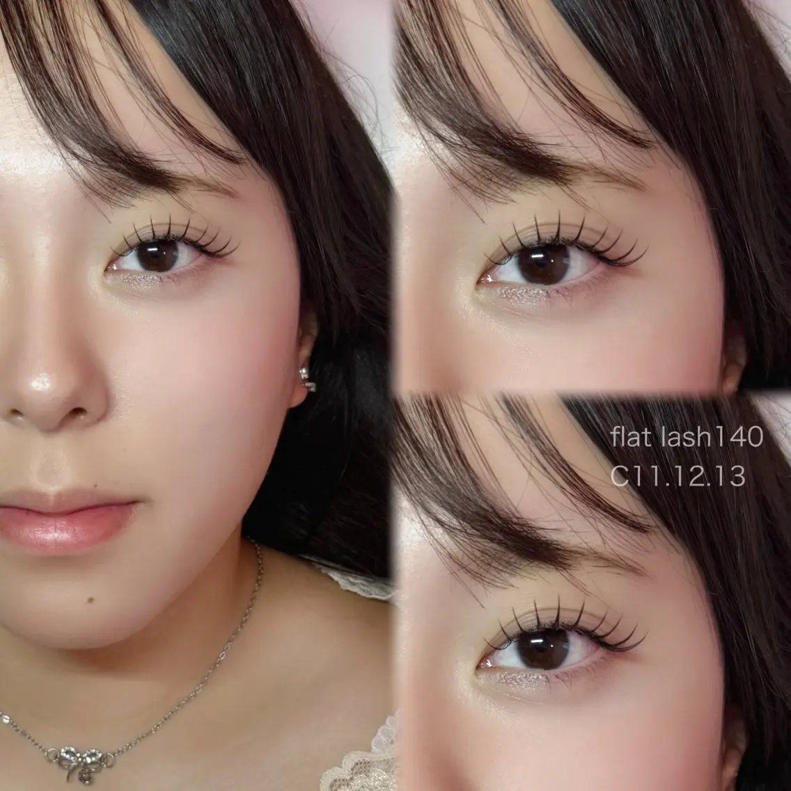 マツエク・マツパ フラットラッシュ マツエク 天王寺eye ♡eyebrowのマツエク・マツパデザイン