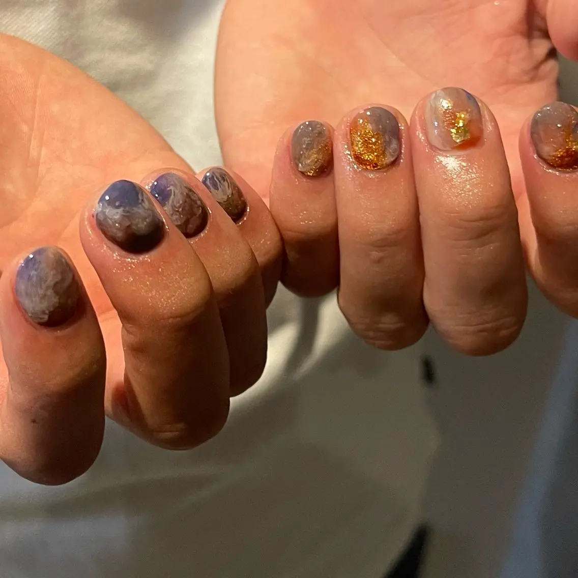 ネイル ニュアンスネイル ハンドネイル N°_shuri 【nail】のネイルデザイン