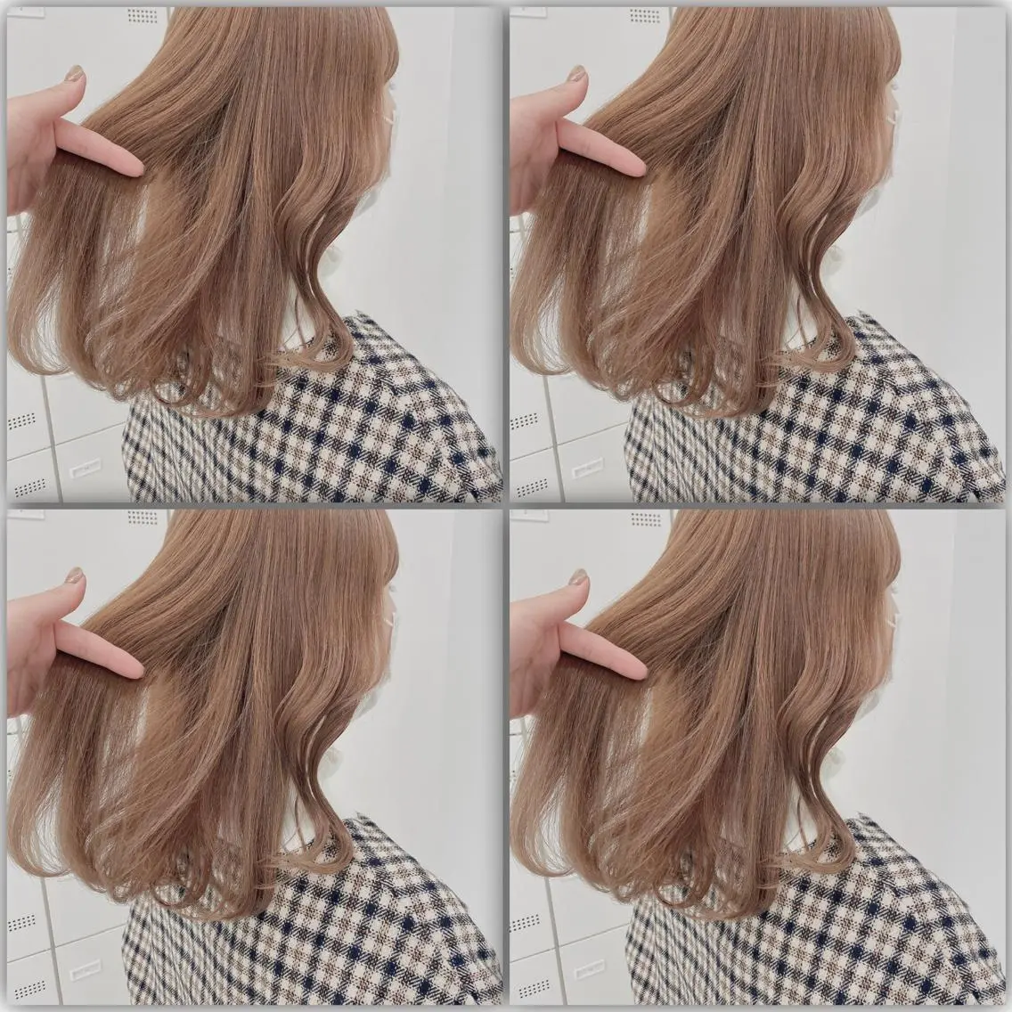 セミロング カラー レイヤーダブルカラー KYONのヘアスタイル