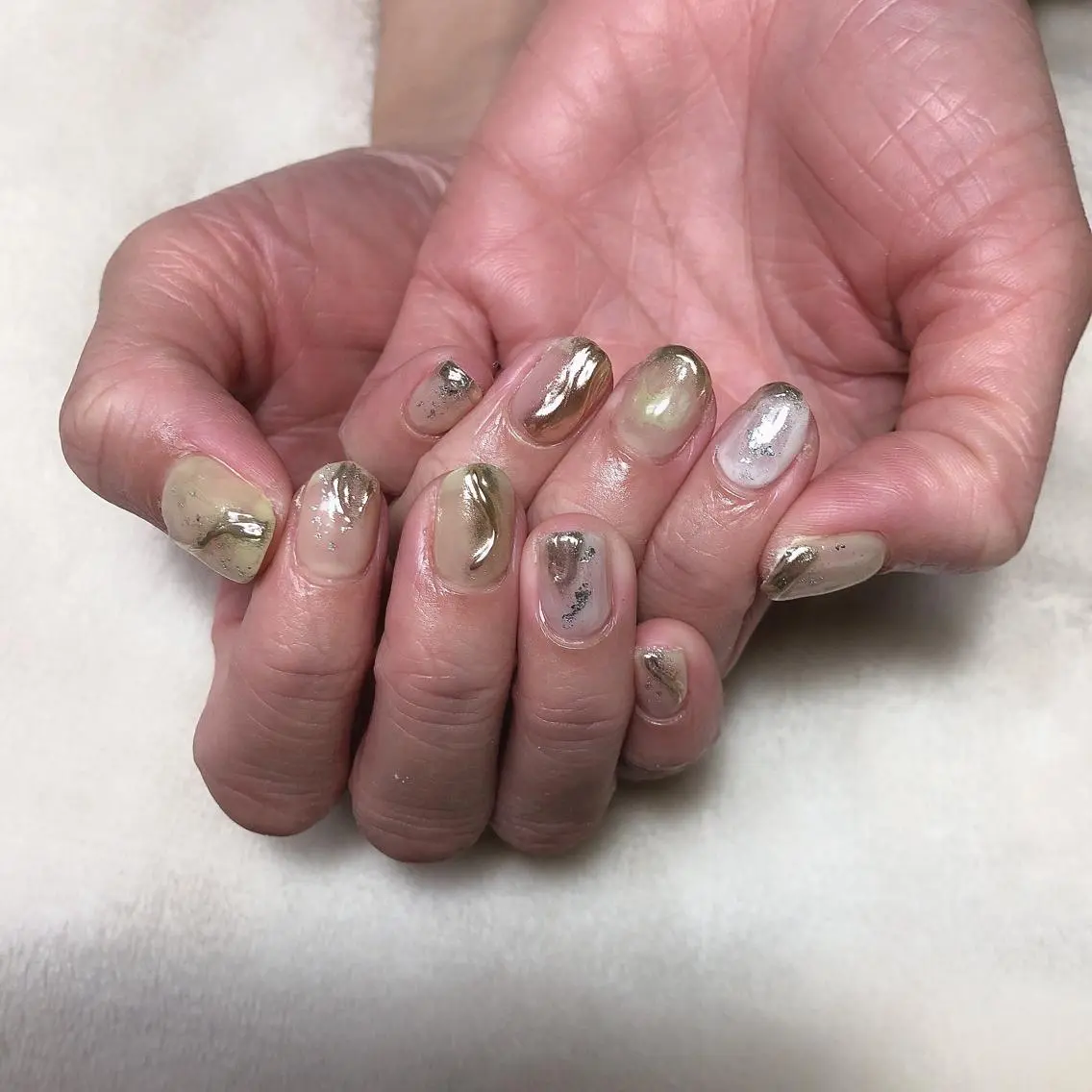 ネイル ニュアンスネイル 春ネイル nails 🎀meのネイルデザイン