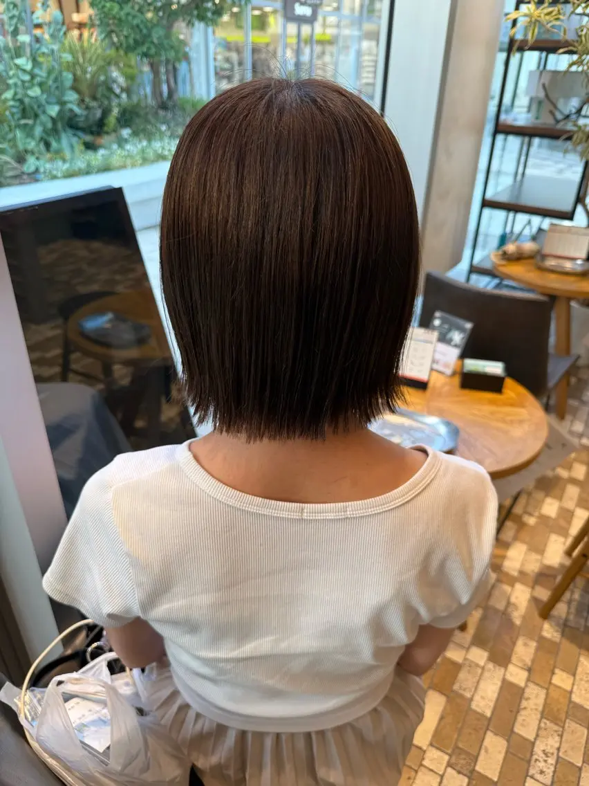 ショート カット ヘアカラー レイヤーカット /momocaのヘアスタイル
