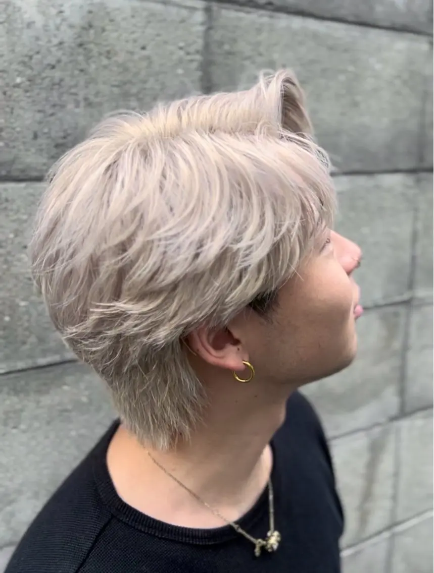 メンズ 山﨑 雅史のヘアスタイル