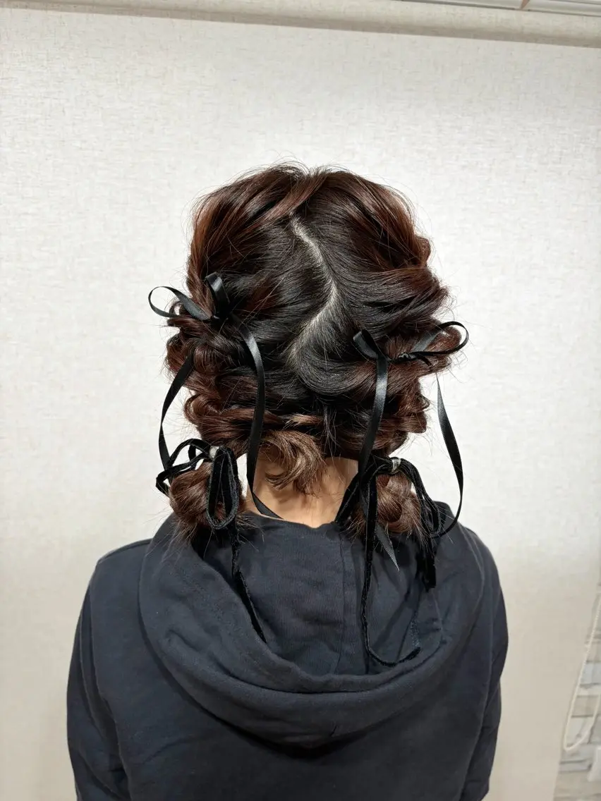 ヘアアレンジ ヘアセット hair salon【クラン】のヘアスタイル