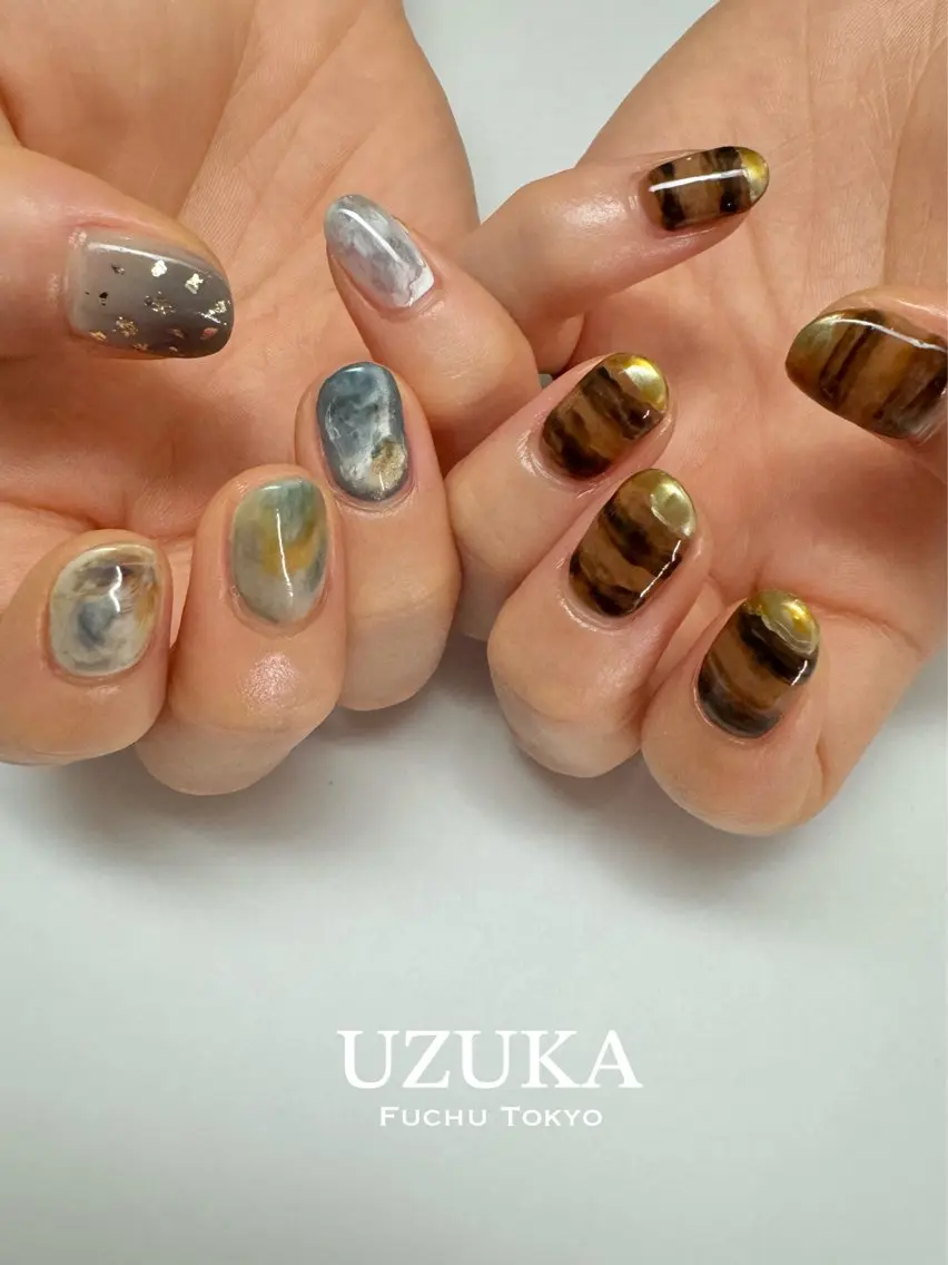 ネイル ニュアンスネイル 【 enn 】 Uzuka Yukaのネイルデザイン