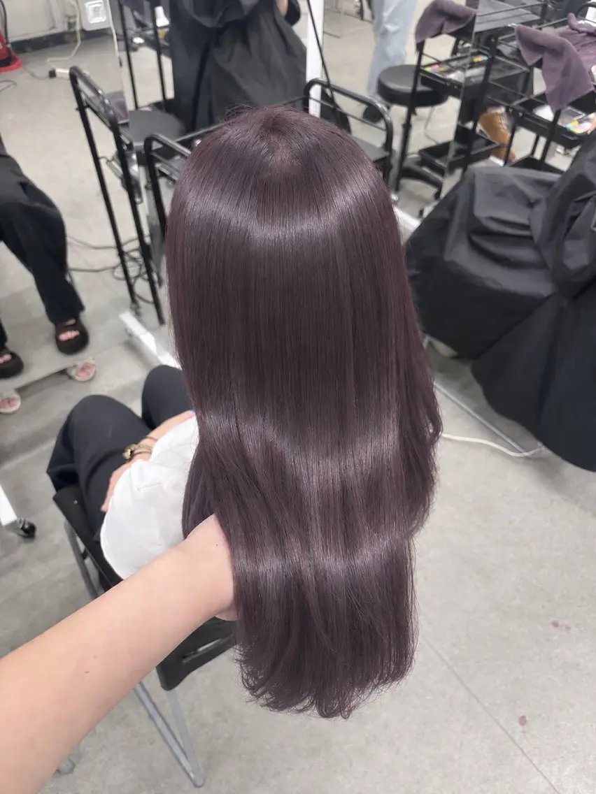 ロング ヘアカラー みいな🍒 暖色カラー/レイヤーのヘアスタイル