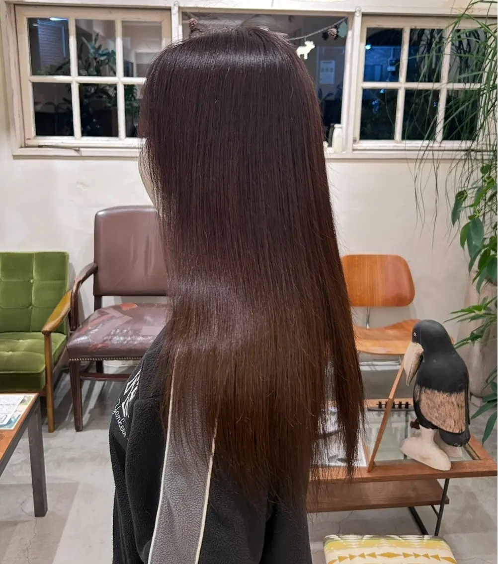 ロング 縮毛矯正 大髙 まりののヘアスタイル