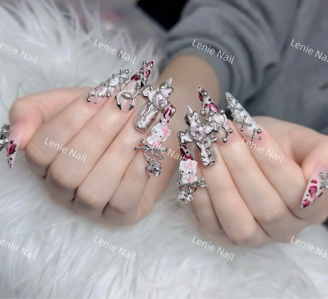 ネイル アートネイル 韓国ネイル 持ち込み ワンホンネイル ハンドネイル Lenie Nail Salonのネイルデザイン