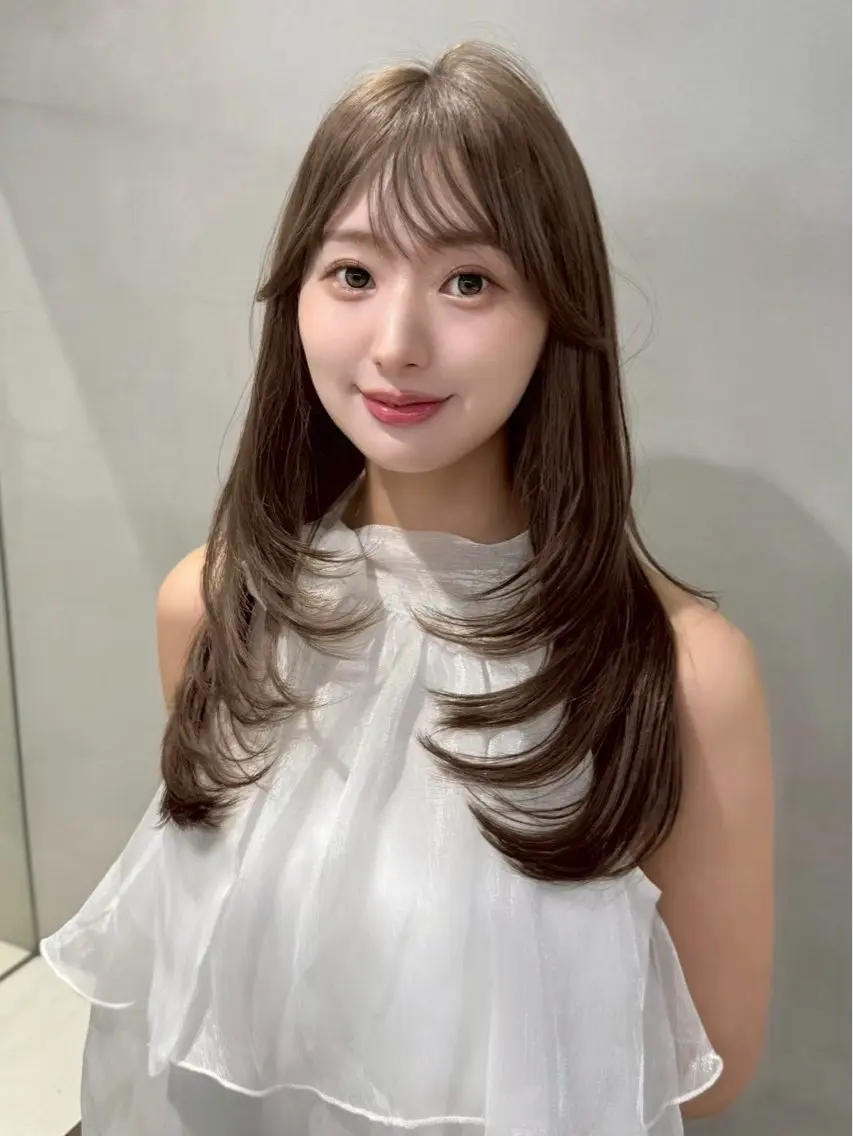 ロング カラー ヘアアレンジ ブリーチ 透明感カラー ダブルカラー ブリーチなしカラー 髪質改善 艶髪特化/矯正/ 髪質改善/吉田光佑のヘアスタイル