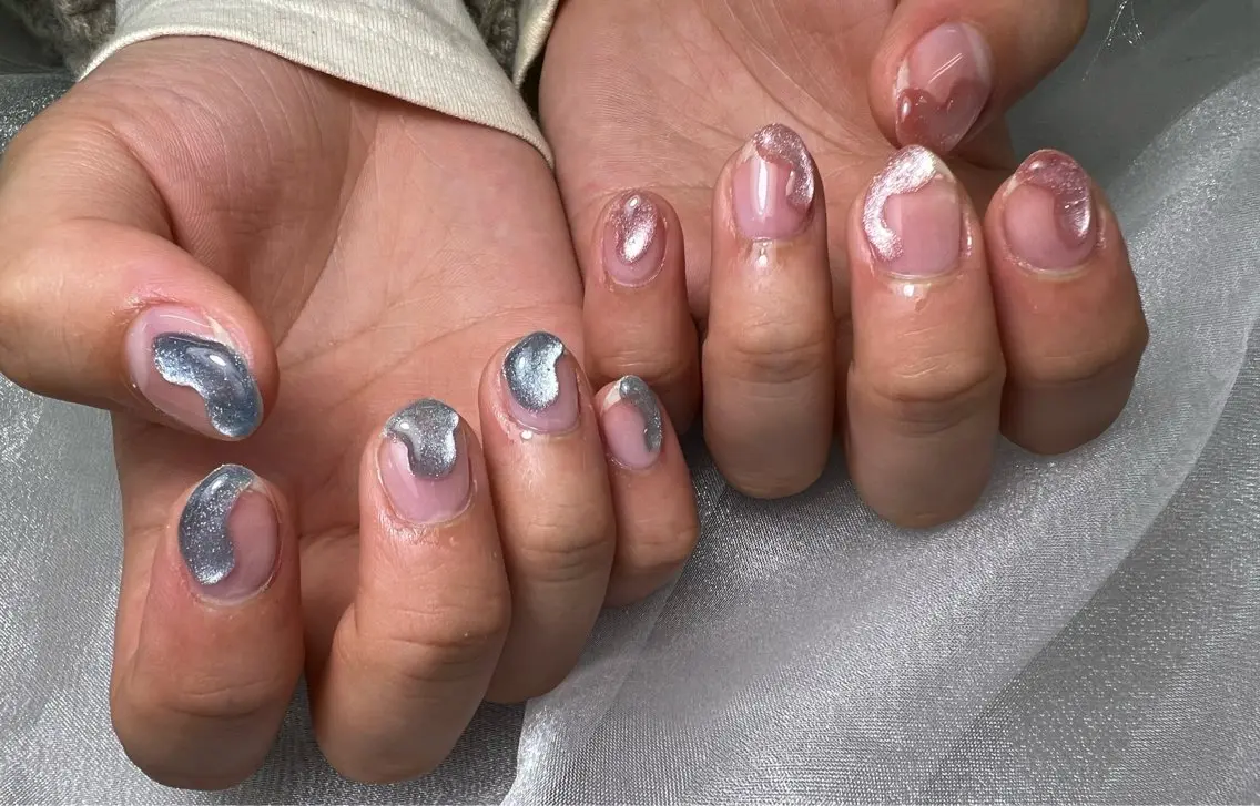 ネイル ハンドネイル Mana‪ ‪·͜· ❤︎‬のネイルデザイン