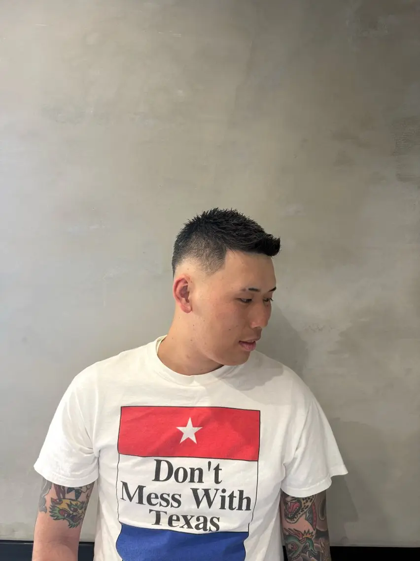 ショート メンズ カット 梶浦 旺大のヘアスタイル