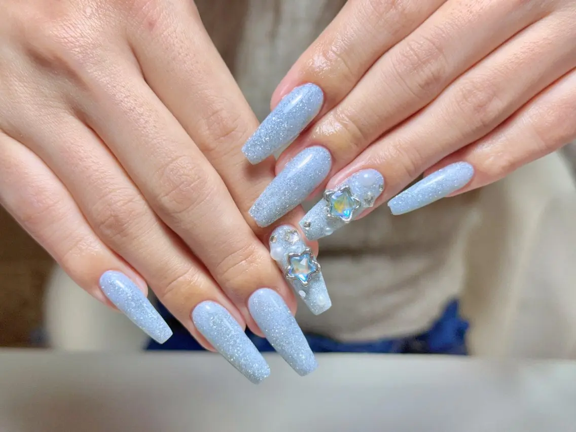 ネイル チークネイル 長さ出し フレンチネイル ジェルネイル 韓国ネイル ハンドネイル Lucky Nail Salon❶のネイルデザイン