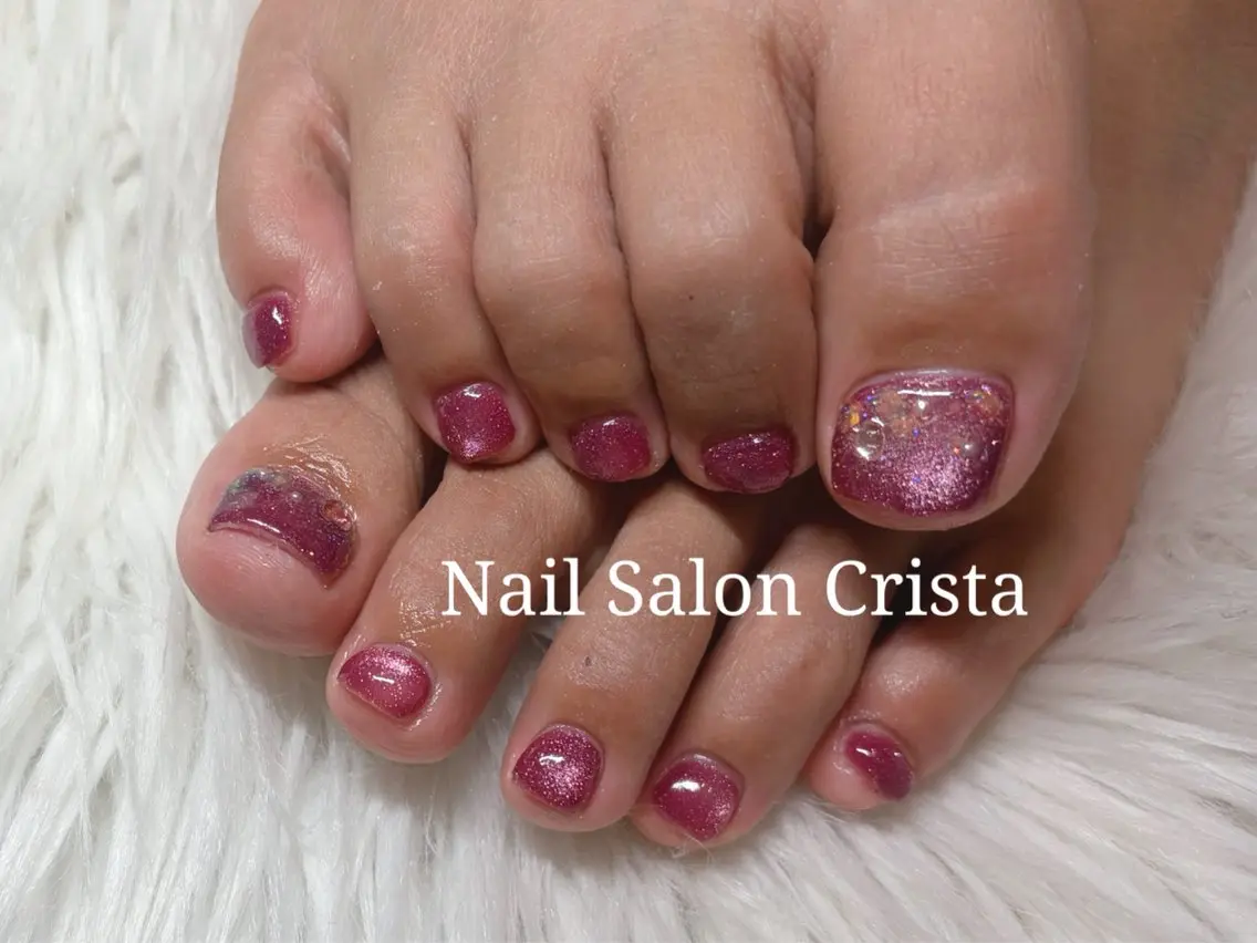 ネイル フットネイル CRISTA MOMOのネイルデザイン