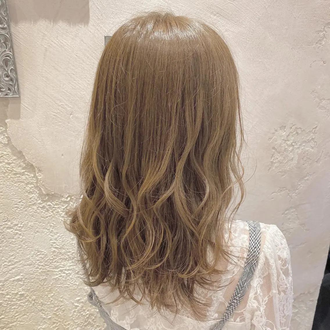 ミディアム 韓国風ヘア✻透明感 カラー✻yukaのヘアスタイル