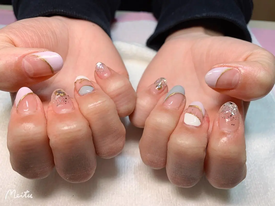 ネイル 持ち込み miu miuのネイルデザイン