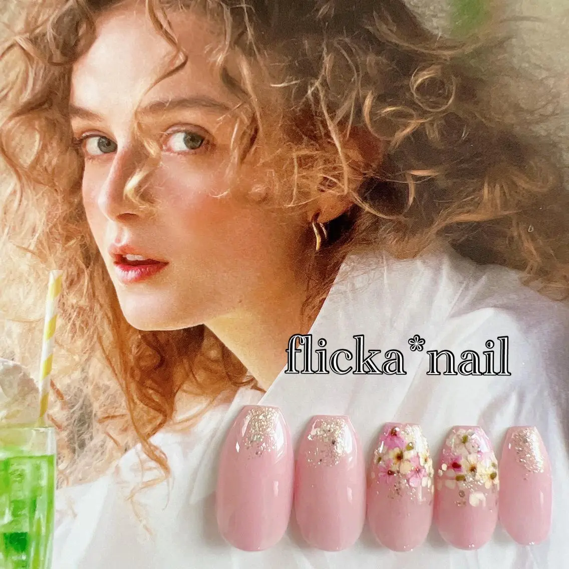 ネイル フラワーネイル ハンドネイル flicka* nailのネイルデザイン