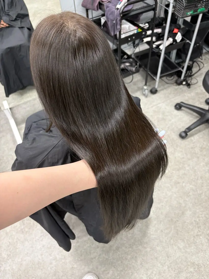 ロング カラー ヘアカラー トリートメント 💕мei 透明感カラー💕のヘアスタイル