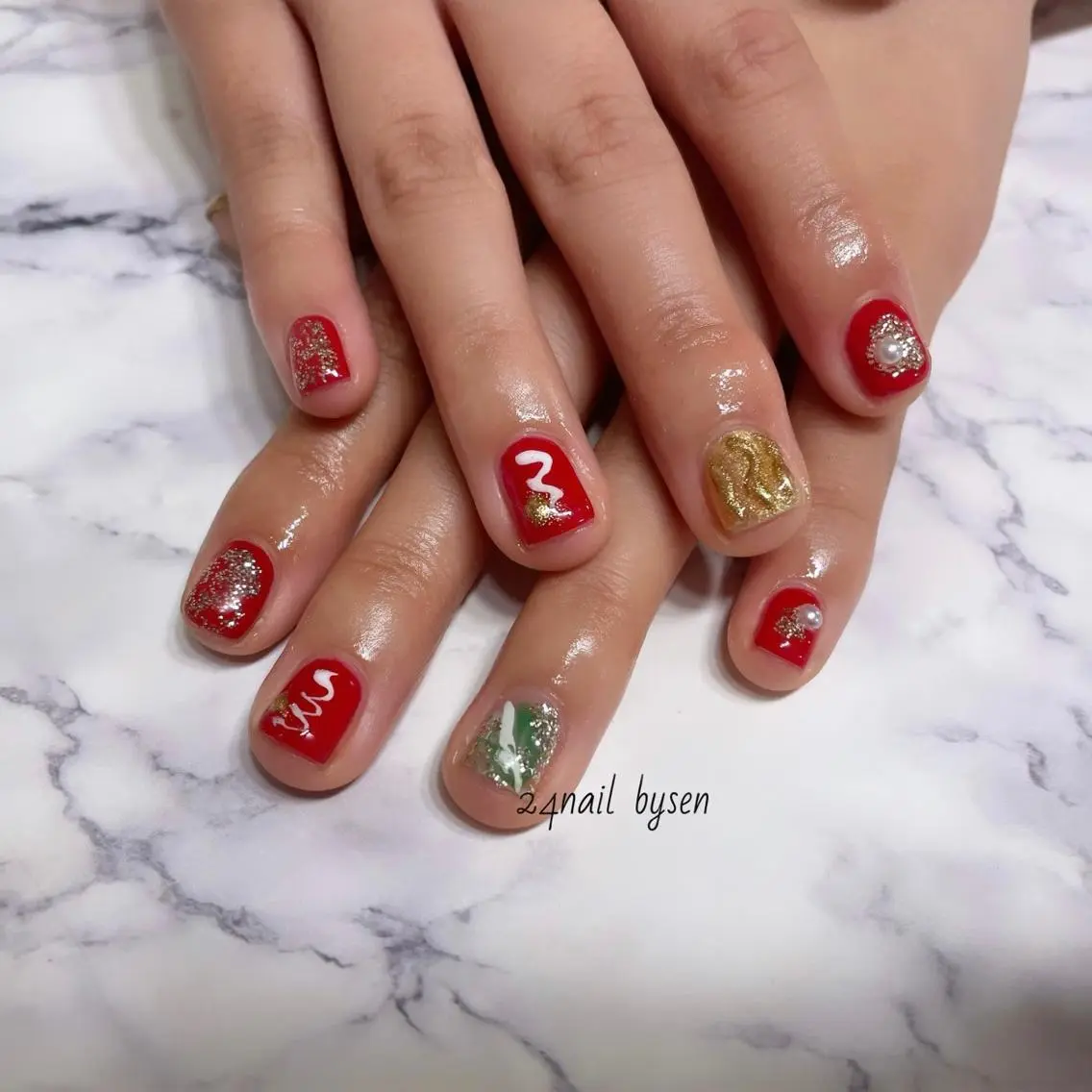 ネイル 成人式 Atelier by 24nail/Ayaのネイルデザイン