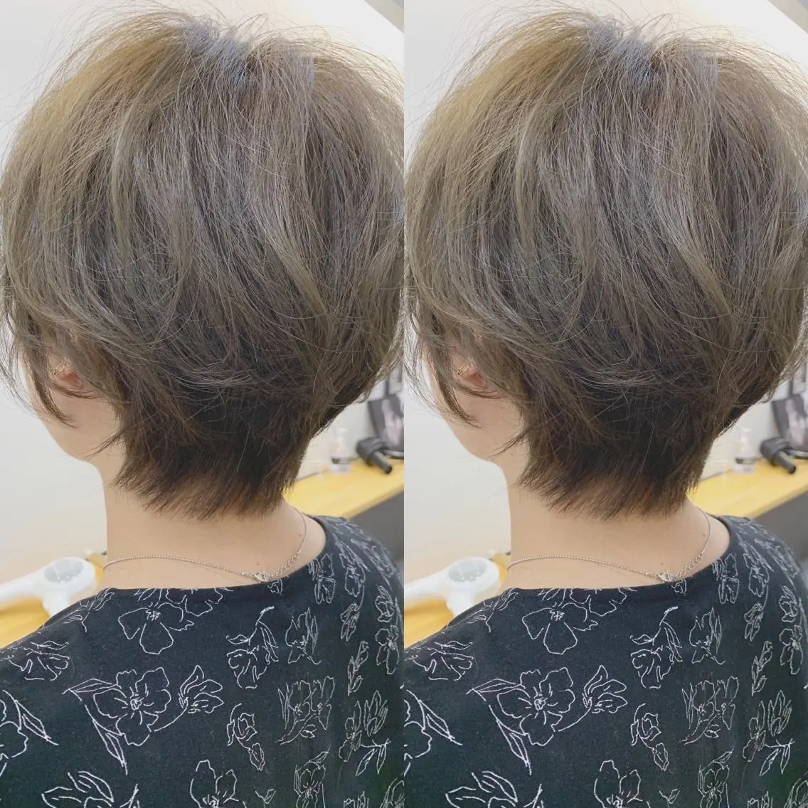 ショート ショートボブ ボブ ショートヘア カット トリートメント H (エイチ) 烏丸御池店のヘアスタイル