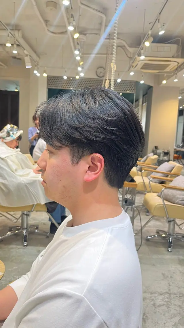 ショート メンズ カット トリートメント センターパート職人 柏/メンズ/ ハルキのヘアスタイル