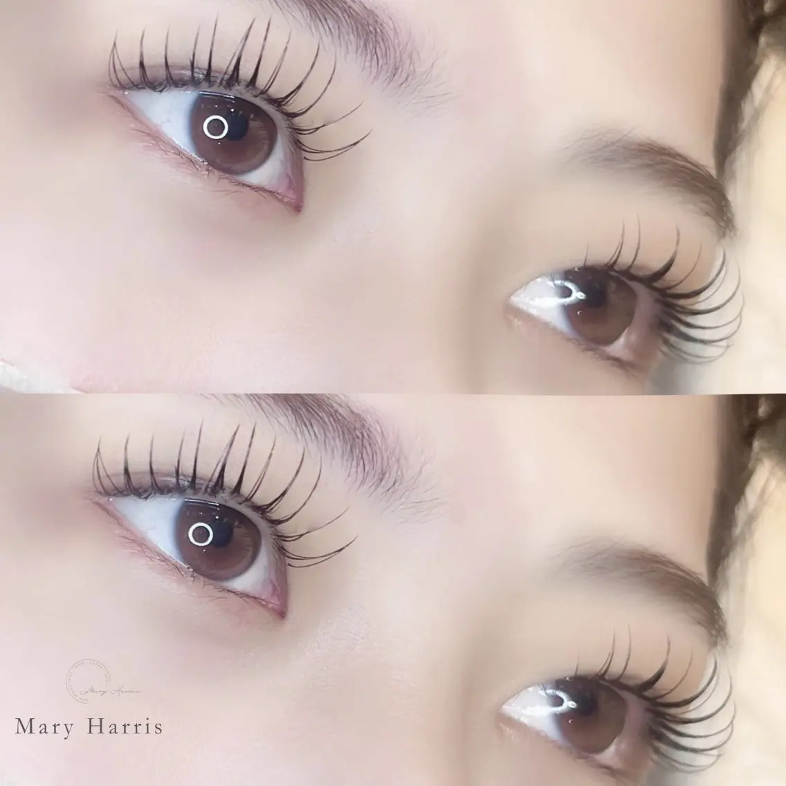 マツエク・マツパ フラットラッシュ 一重×まつ毛パーマ Mary Harris姪浜のヘアスタイル