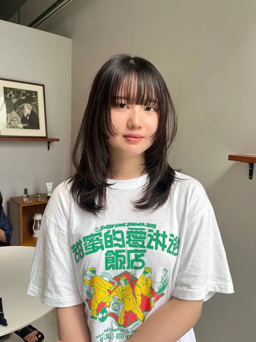 ロング 加藤 悠真のヘアスタイル