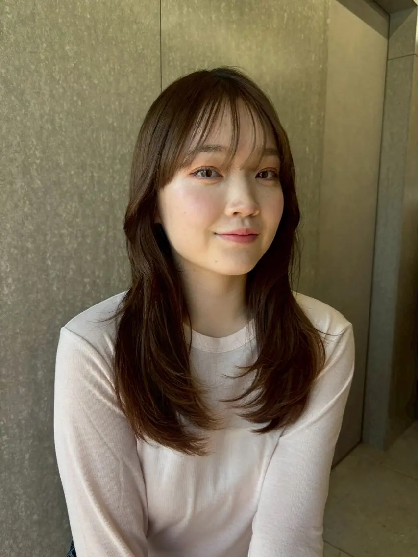 ロング 【ハッシュレイヤー 】🌷NATSUKIのヘアスタイル