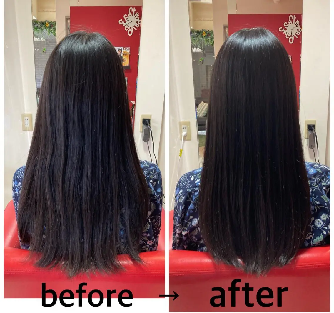 ロング 岸本 友子のヘアスタイル