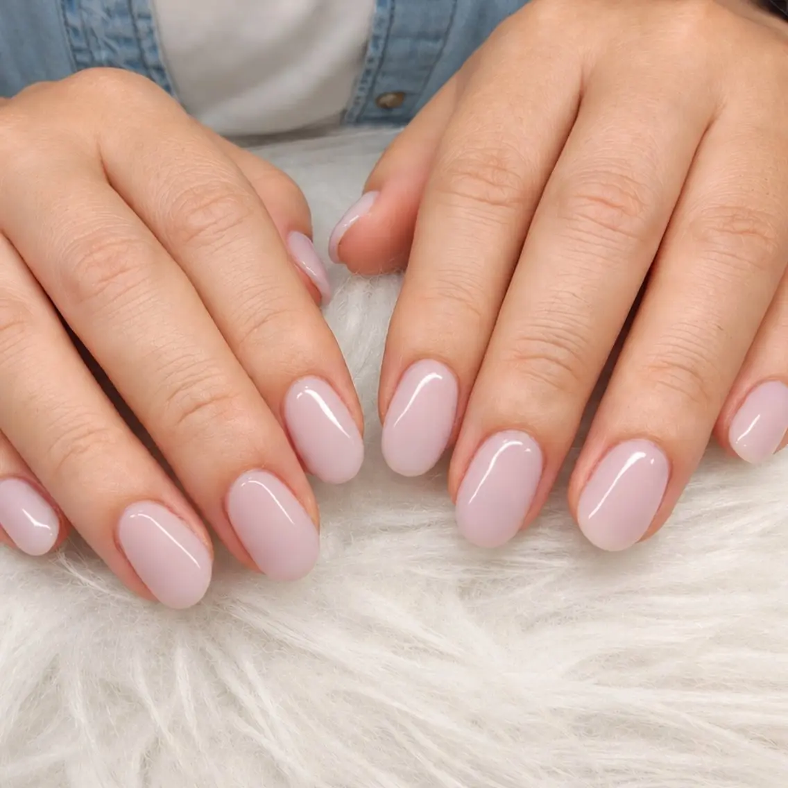 ネイル ジェルネイル オフィスネイル ワンカラーネイル パラジェル ピンク ハンドネイル CUREist💅 所沢駅徒歩7分のネイルデザイン