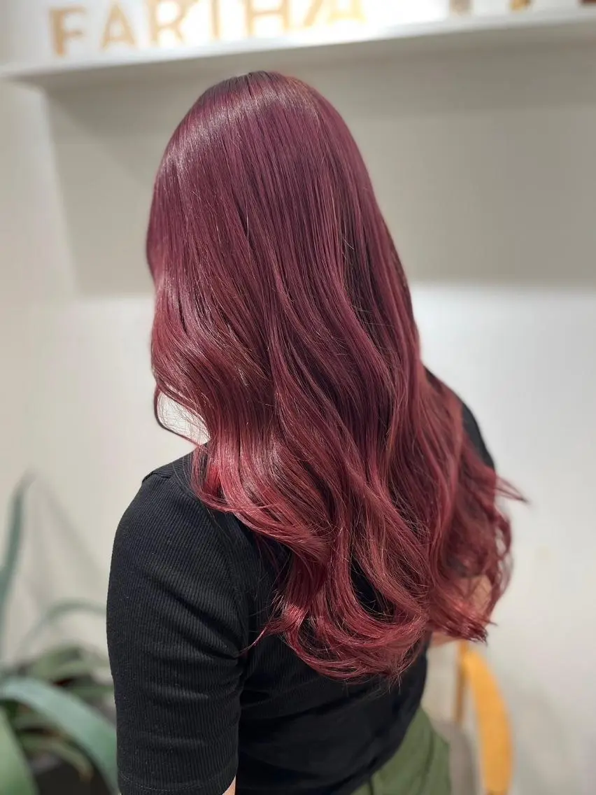 【💖1日3名様限定💖】天使の艶カラー＋毛先調整カット+1stepトリートメント🫧の写真
