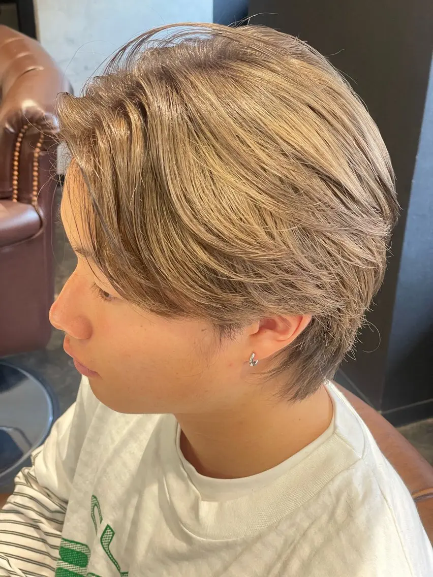 カラー メンズ ヘアカラー 💈メンズ職人 ルキト💈のヘアスタイル