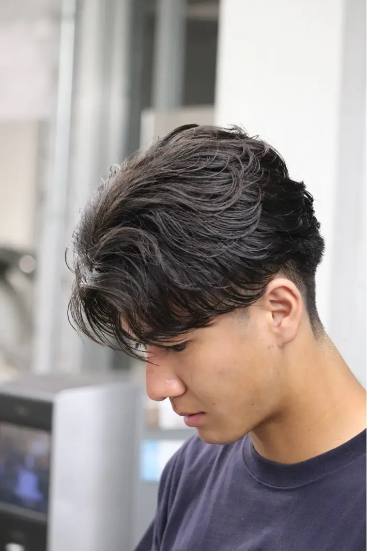 パーマ メンズ カット パーマ トリートメント 🐲原宿、渋谷/メン ズ特化/パーマ、縮毛のヘアスタイル