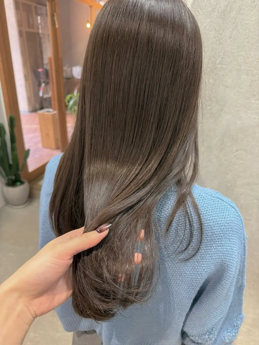 ロング カラー 谷町/Le'a /竹原しおなのヘアスタイル
