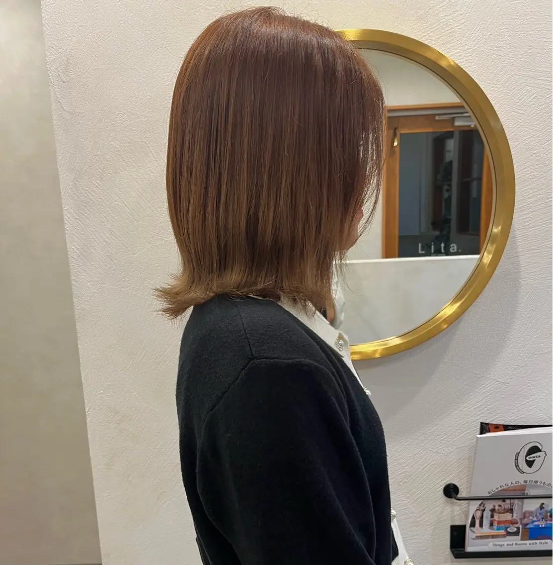 ミディアム カラー ベージュカラー ブリーチ ヘアカラー Lita./ 大賀ひかり🧁🫧のヘアスタイル