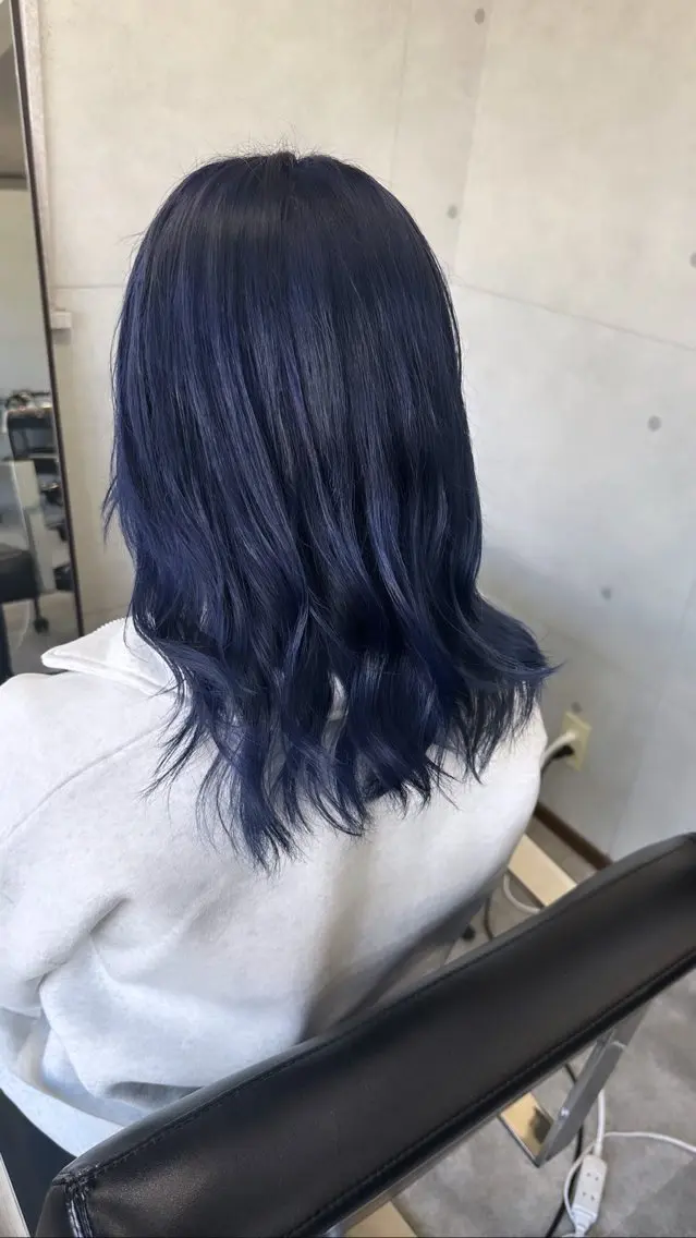 ミディアム 外国人風カラー ハイライト レイヤーカット REVE 美容室のヘアスタイル