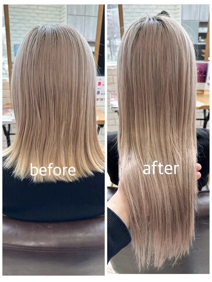 ロング カラー エクステ エクステ ROSEL末吉 海渡のヘアスタイル