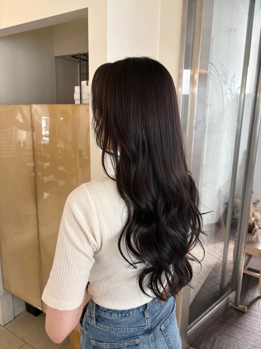 ロング カラー グレージュ ヘアカラー 🫧透明感ボブ/ ハイトーン.nanoのヘアスタイル