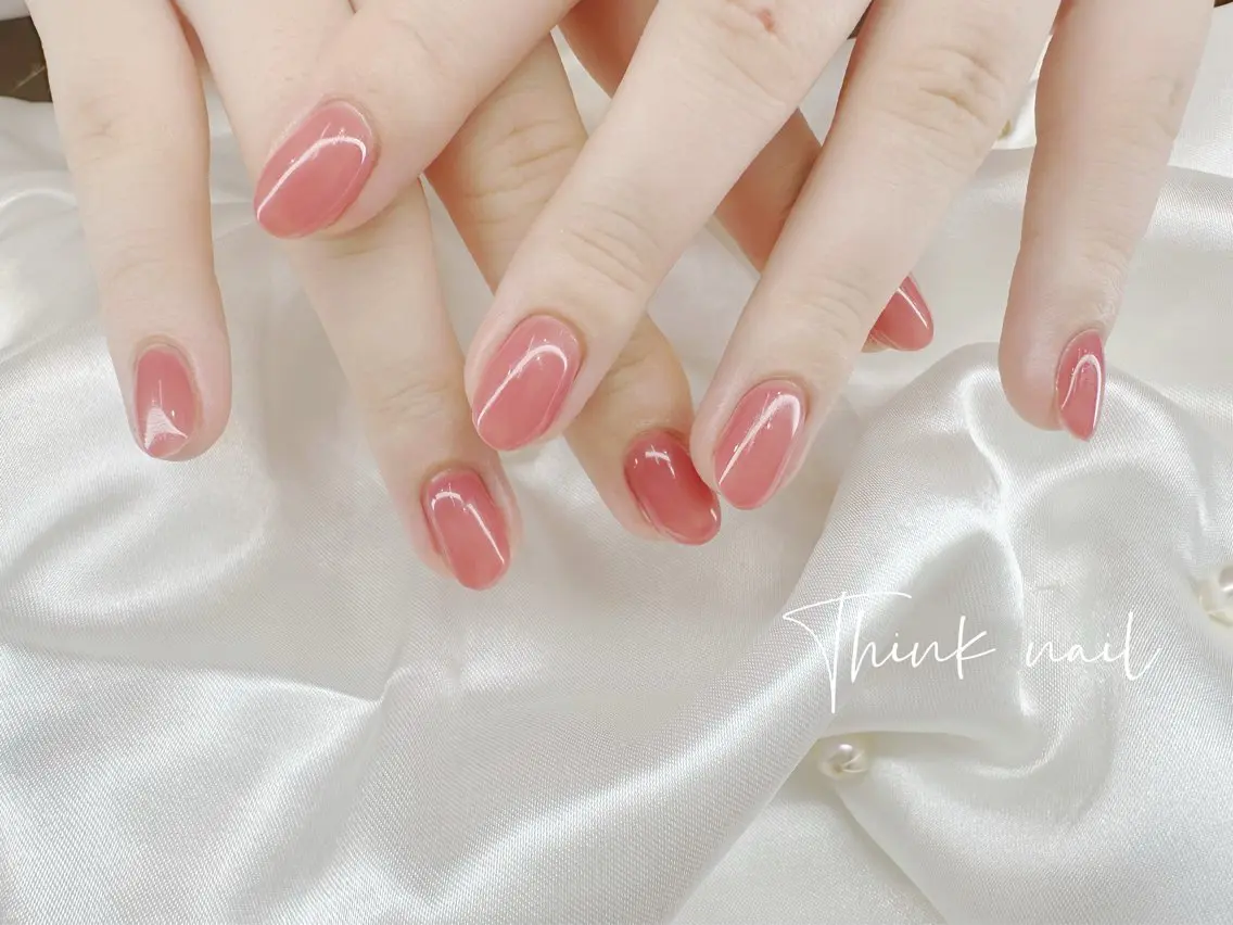 💅ワンカラー💅ラメグラデーションの写真