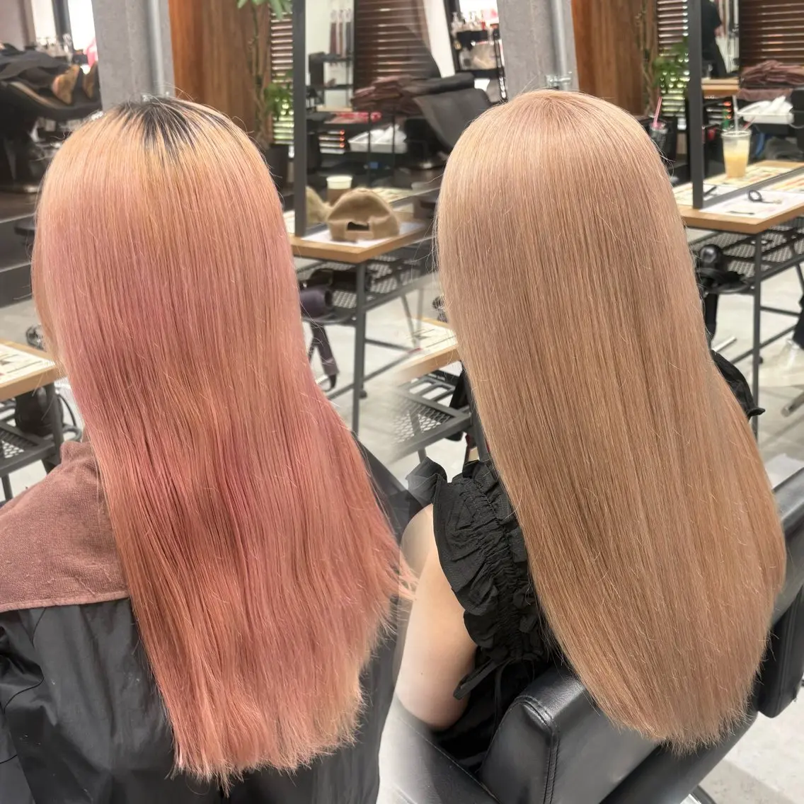 ロング 髪質改善 トリートメント ヘアカラー トリートメント SAKI🎀NEXT 池袋/韓国風カラーのヘアスタイル