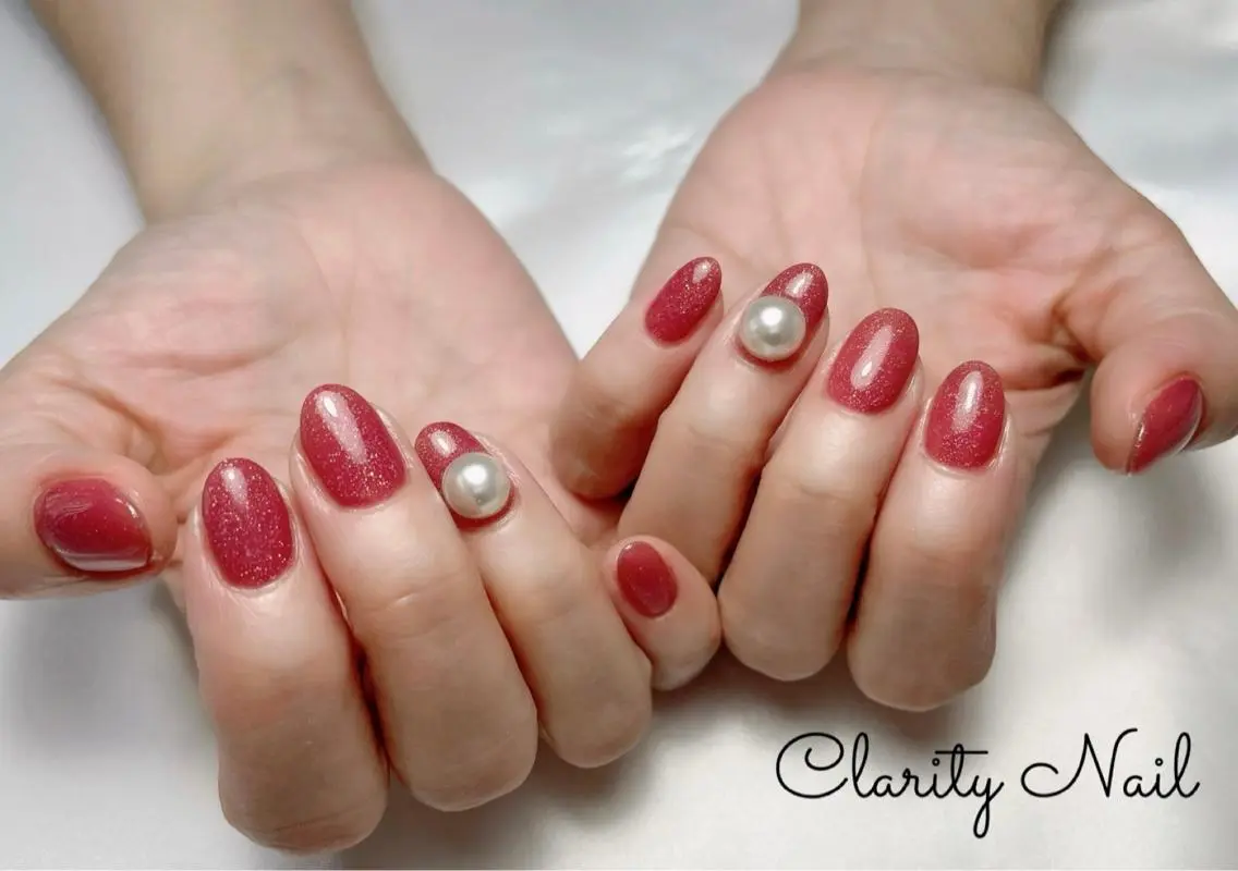 ネイル ワンカラーネイル ハンドネイル Clarity Nailのネイルデザイン