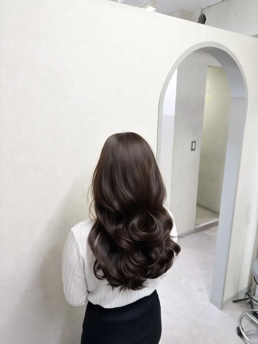 ロング パーマ カット パーマ 高橋 竜也のヘアスタイル