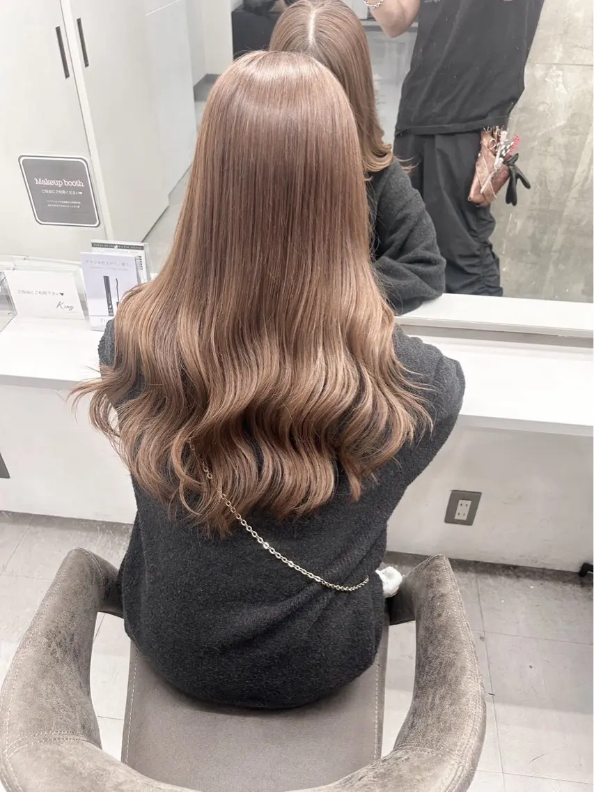 ロング カラー レイヤーカット 梅田美容師/レイヤー /メンズハイライトのヘアスタイル