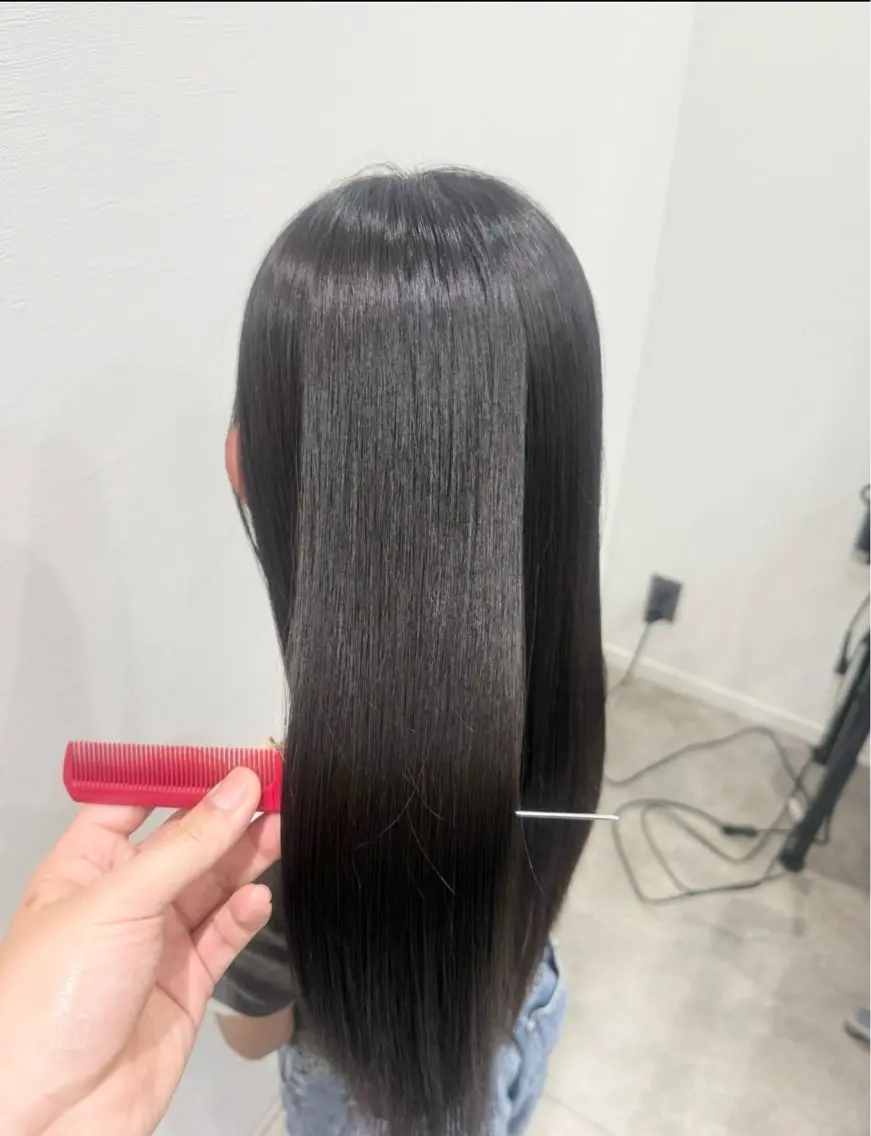 【二回目の方はこちら】縮毛矯正モデルの写真