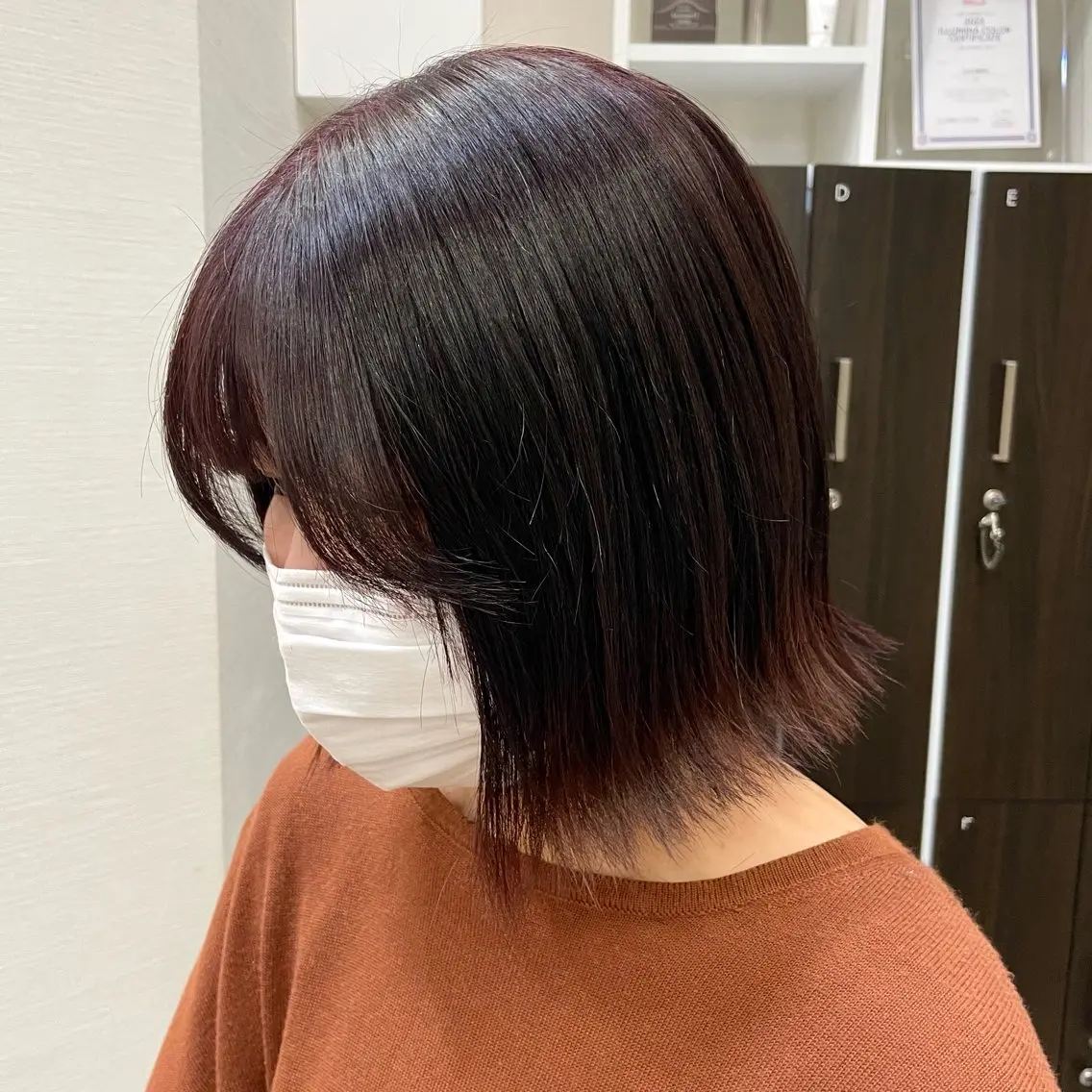 ミディアム カラー メンズ カット ヘアカラー トリートメント 🦋髪質改善 今宮梨沙🦋のヘアスタイル
