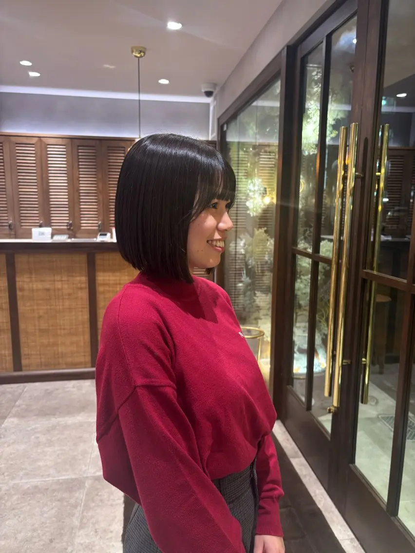ショート ボブ 顔周りカット 透明感モテヘア🪽 💘Nodokaのヘアスタイル