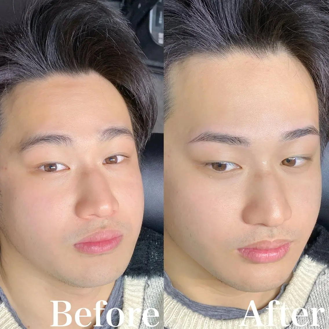 【★人気No.1★】"27歳以下"メンズ眉毛Wax+メンズエッジブロウ通常8,800円 →5,500円の写真