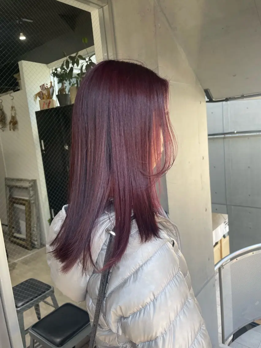 カラー ブリーチ ヘアカラー トリートメント ミルクティーベージュ ブリーチ🖤サヤカのヘアスタイル